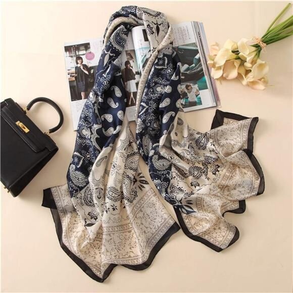 Satin Scarf Fashion Lightweight 06